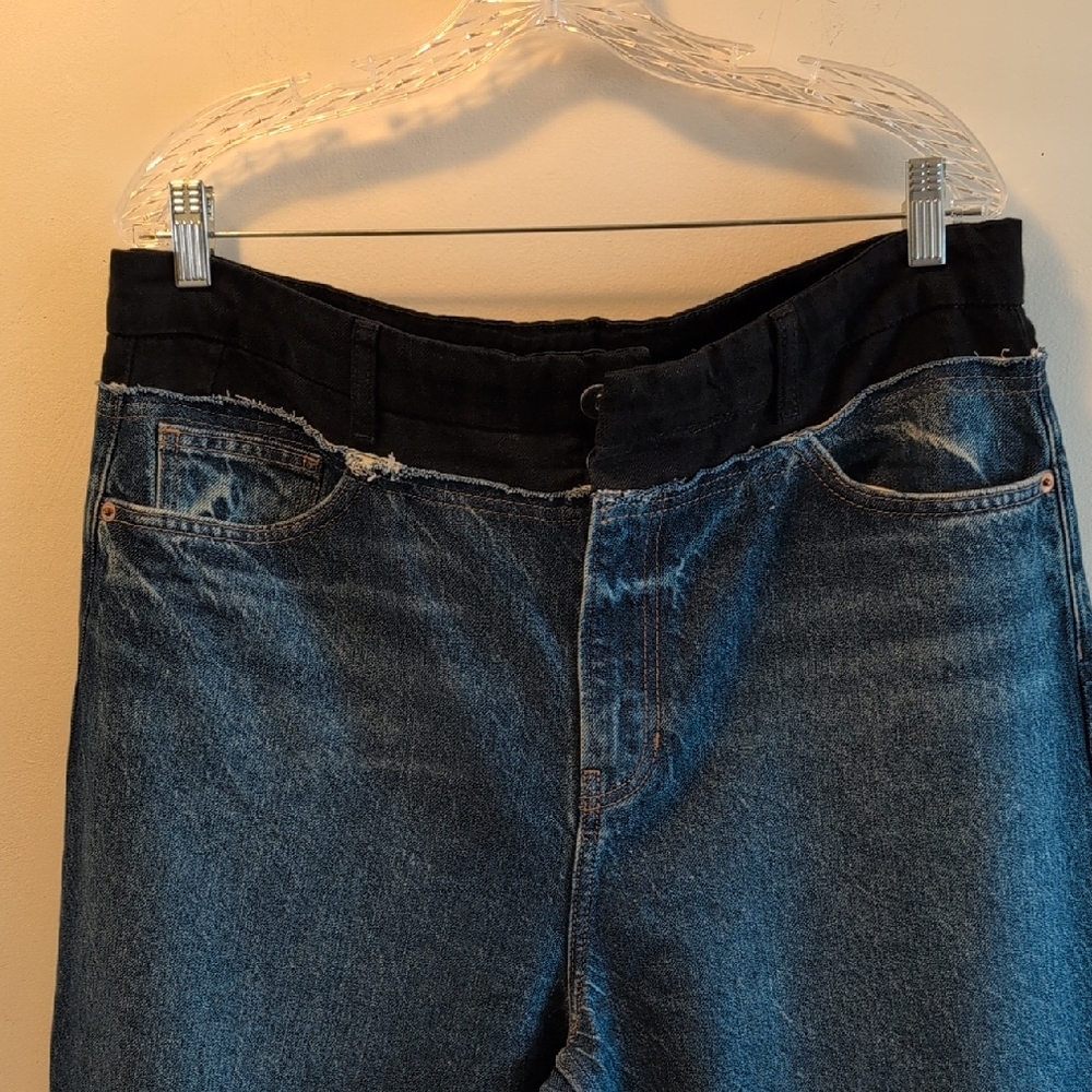 Reformation Cary Tailored High Rise Slouchy Wide Leg Jeans Size 31 - Picture 4 of 17